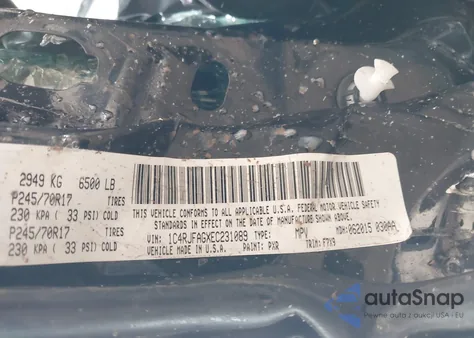 2014 Jeep Grand Cherokee Laredo from USA, damaged, VIN 1C4RJFAGXEC231089